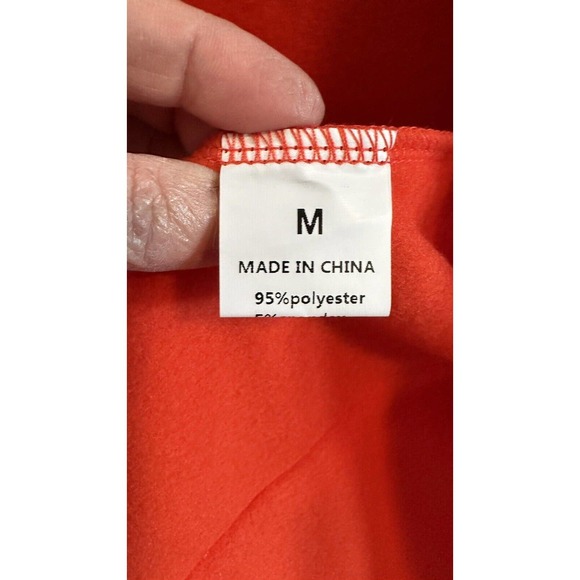 NWT, Floral Blooming Women’s Sz Medium Red Button Front Jacket w/Pockets - Picture 16 of 16